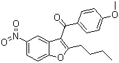 2-丁基-3-(4-甲氧基苯甲酰基)-5-硝基苯并呋喃